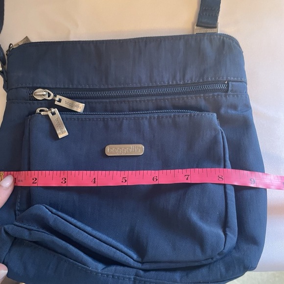 BAGGALLINI Nylon Navy Blue Around Town Crossbody Bag RFID BLOCKING Purse - Picture 11 of 12